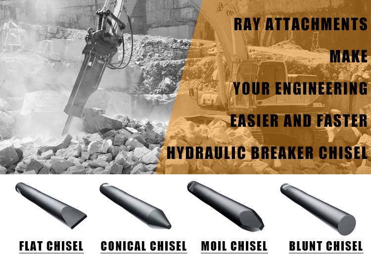 Hydraulic Breaker Montabert Chisel
